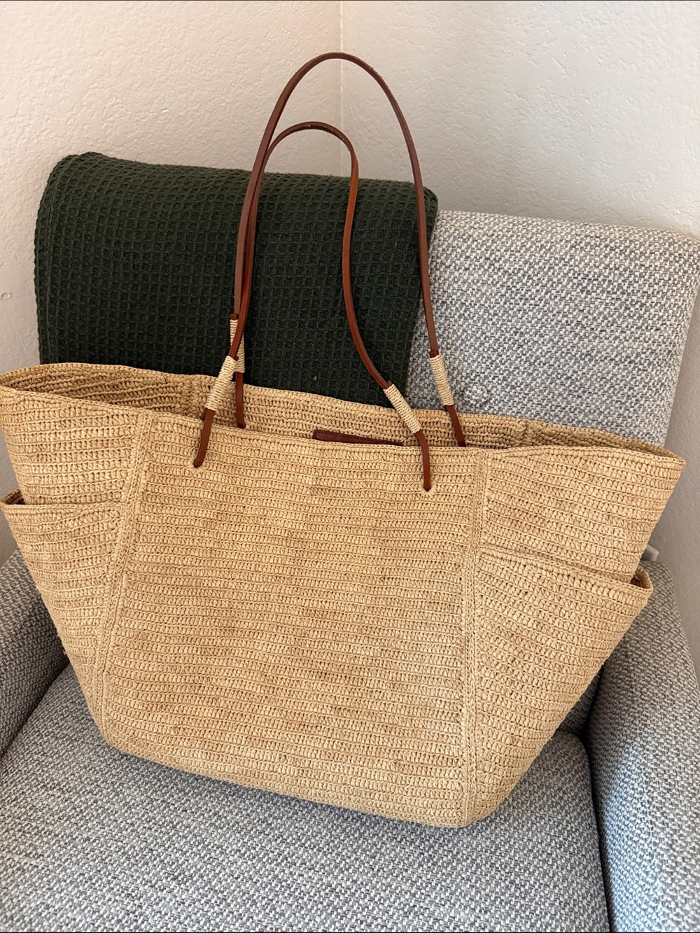 Sezane Paloma Basket Bag - Picture 5 of 10